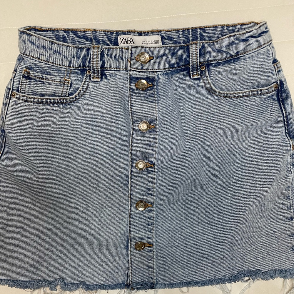 Zara denim skirt